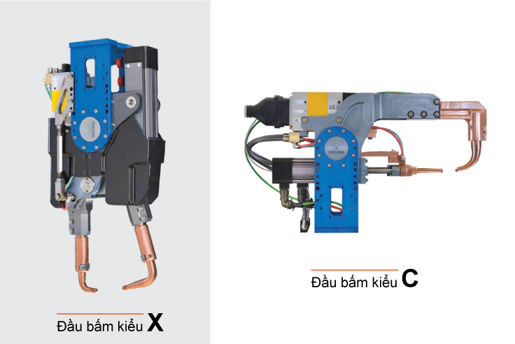 Kết hợp nhiều loại đầu hàn điểm